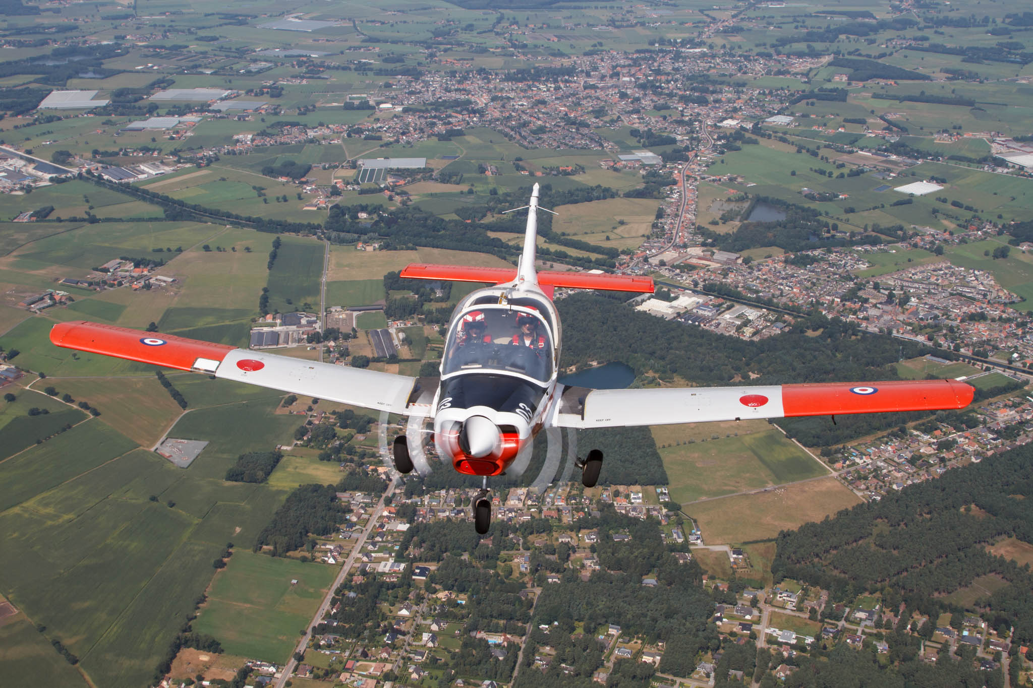 Scottish Aviation Bulldog air to air