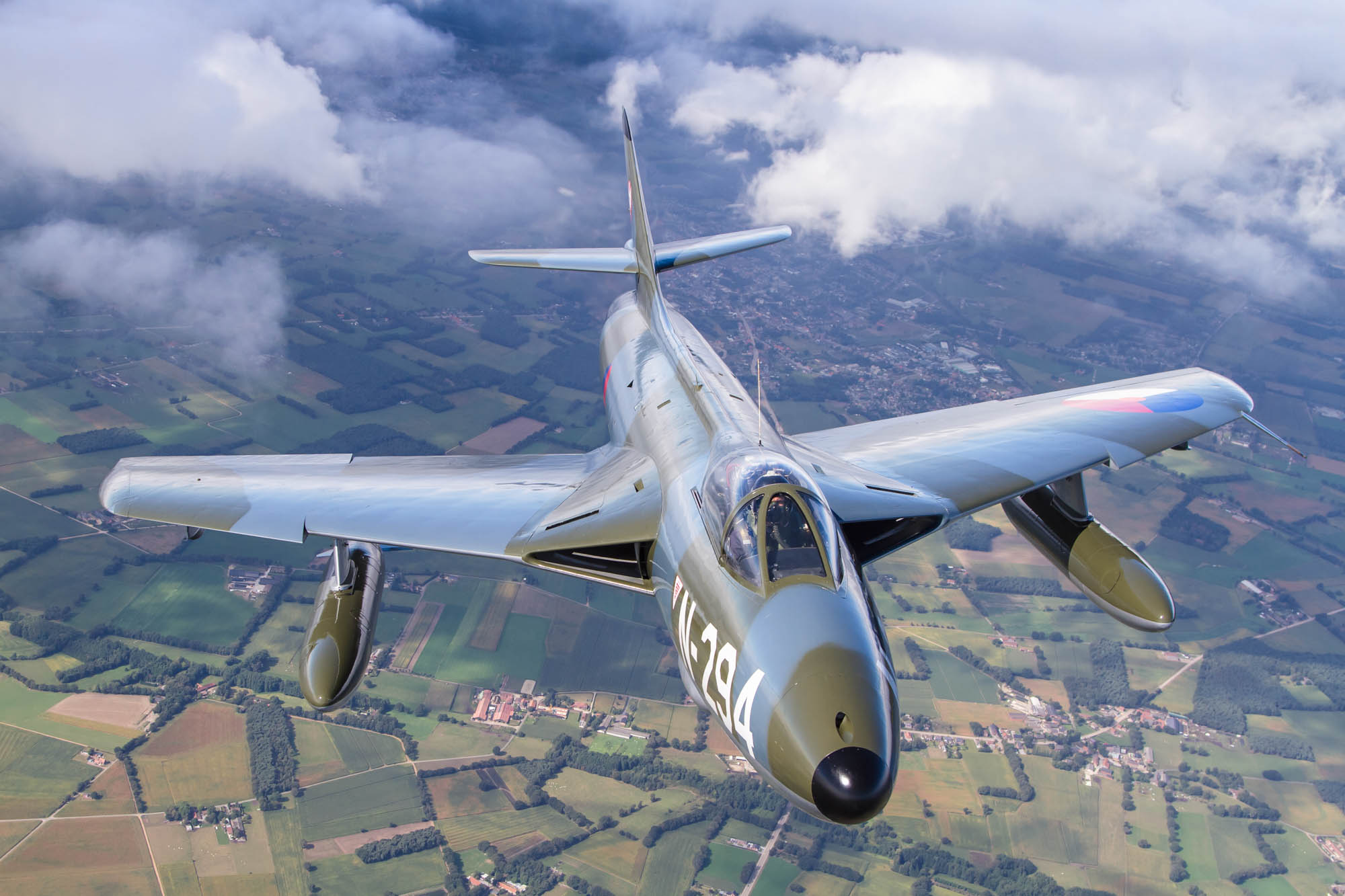 Hawker Hunter F.6A Air to Air