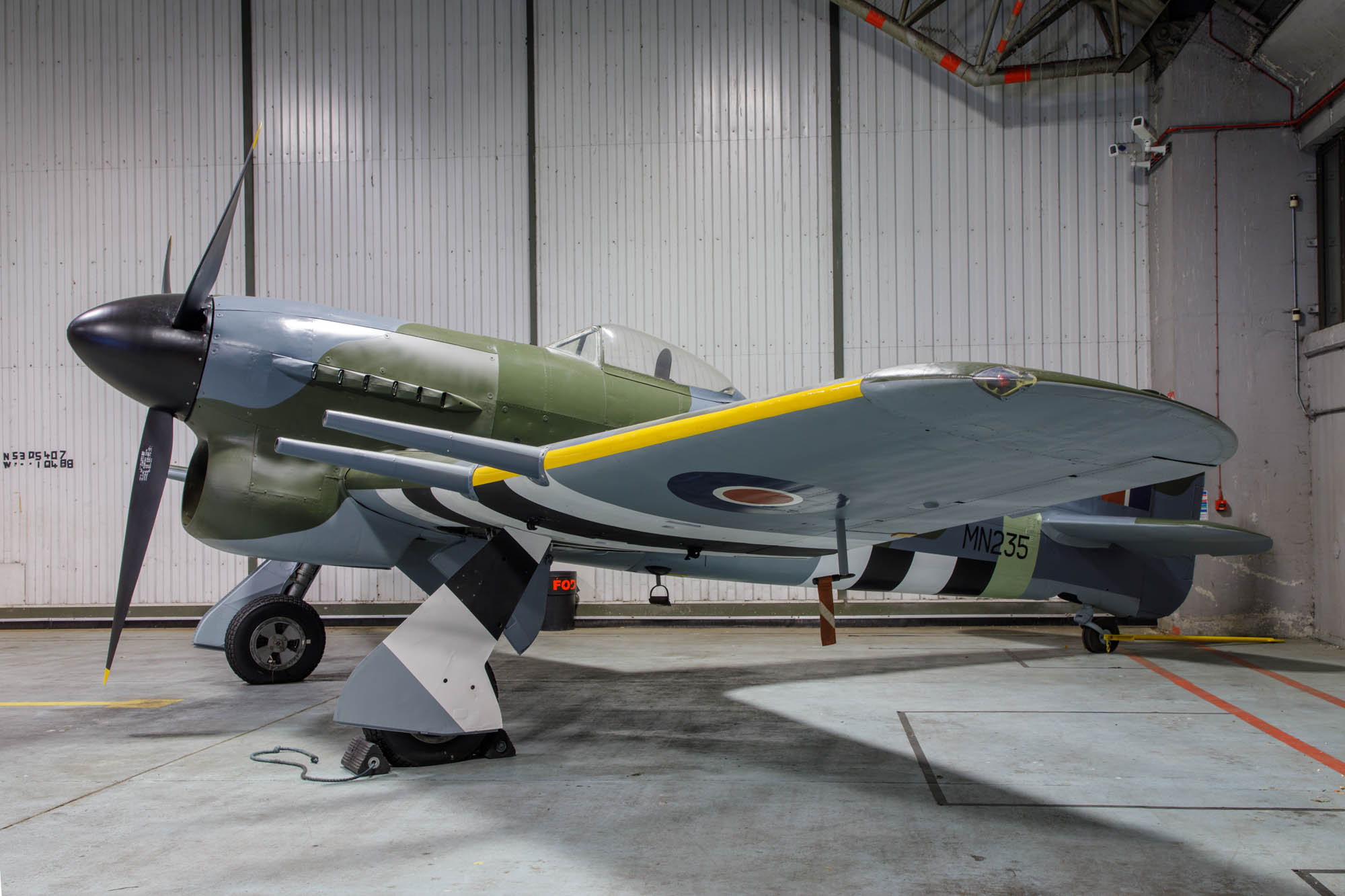 Hawker Typhoon 1B (MN235) on display at RAF Coningsby