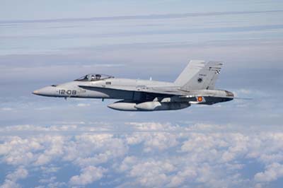 Spanish AF F/A-18 Hornets Air to Air
