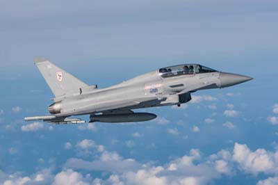 Typhoon Air to Air photography