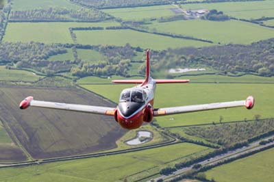 Jet Provost air to air